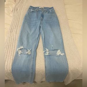 Abercrombie & Fitch 90’s straight ultra high rise curve love size 25.